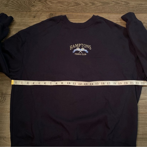 Garage oversized crew neck sweater Hamptons Tennis Club - Picture 11 of 11